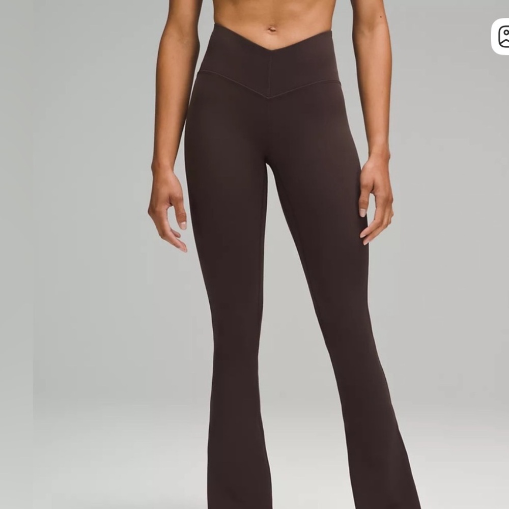 lululemon athletica Brown Flare Pants